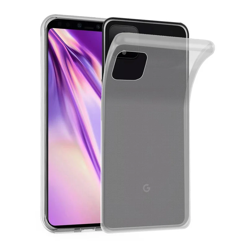 Cadorabo Hülle kompatibel mit Google PIXEL 4 XL Schutzhülle aus flexiblem TPU Silikon