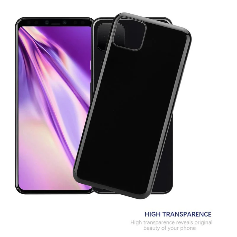 Cadorabo Hülle kompatibel mit Google PIXEL 4 Schutzhülle aus flexiblem TPU Silikon
