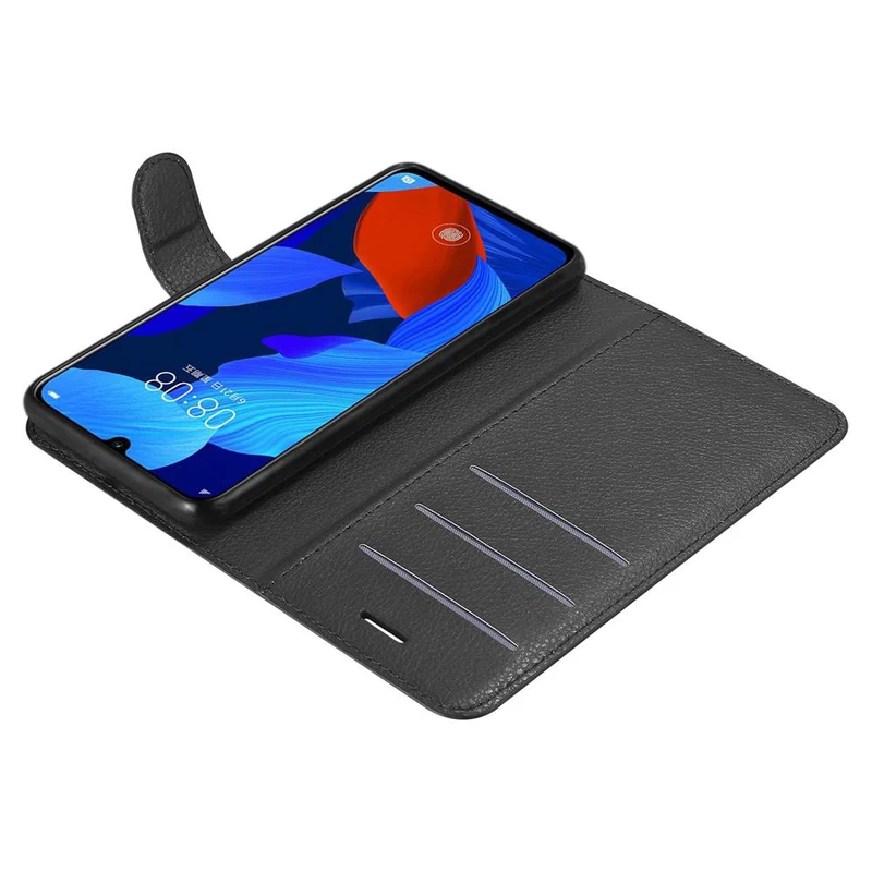Cadorabo Hülle kompatibel mit Huawei NOVA 5 / 5 PRO Schutzhülle mit Magnetverschluss, Standfunktion und Kartenfach