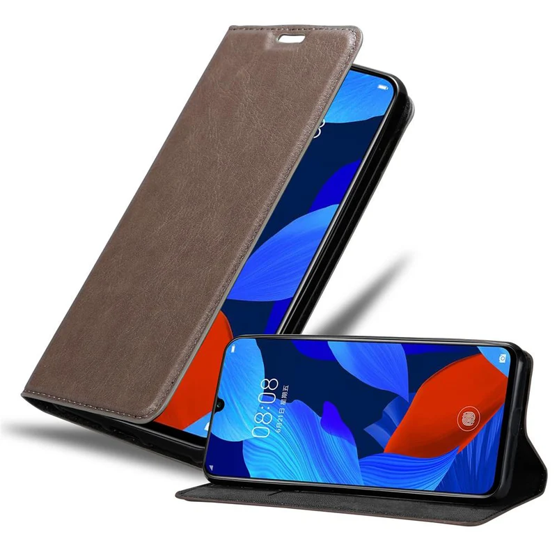 Cadorabo Hülle kompatibel mit Huawei NOVA 5 / 5 PRO Schutzhülle mit Magnetverschluss, Standfunktion und Kartenfach