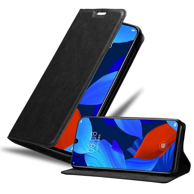 Cadorabo Hülle kompatibel mit Huawei NOVA 5 / 5 PRO Schutzhülle mit Magnetverschluss, Standfunktion und Kartenfach