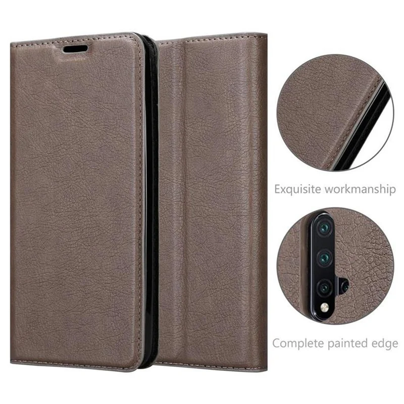 Cadorabo Hülle kompatibel mit Huawei NOVA 5 / 5 PRO Schutzhülle mit Magnetverschluss, Standfunktion und Kartenfach