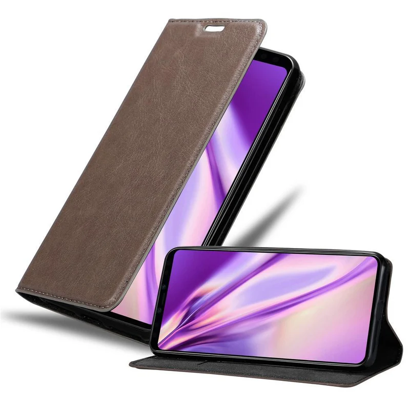 Cadorabo Hülle kompatibel mit Google PIXEL 4 XL Schutzhülle mit Magnetverschluss, Standfunktion und Kartenfach