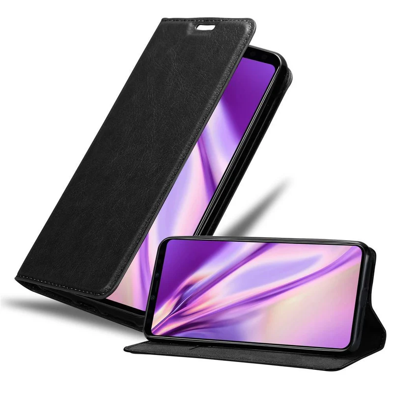 Cadorabo Hülle kompatibel mit Google PIXEL 4 XL Schutzhülle mit Magnetverschluss, Standfunktion und Kartenfach
