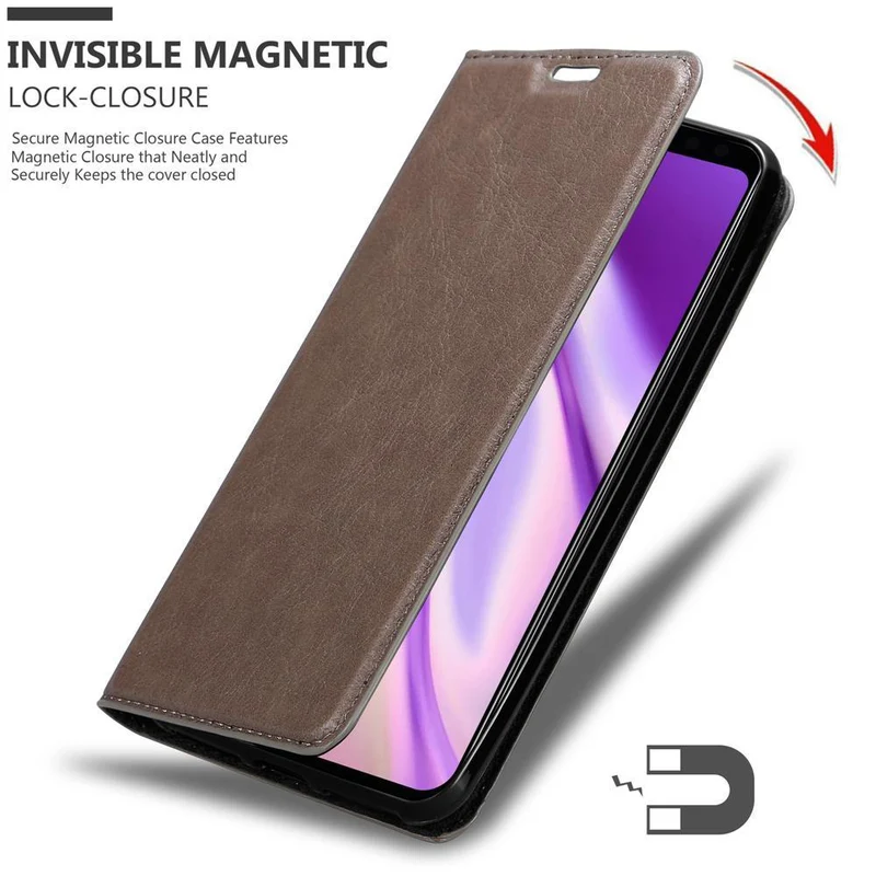 Cadorabo Hülle kompatibel mit Google PIXEL 4 XL Schutzhülle mit Magnetverschluss, Standfunktion und Kartenfach