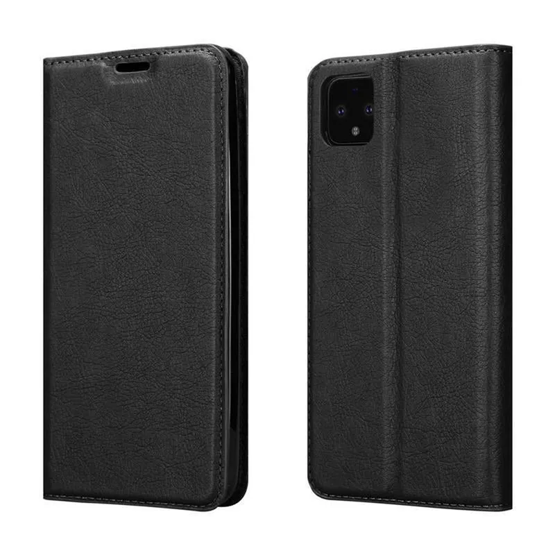 Cadorabo Hülle kompatibel mit Google PIXEL 4 XL Schutzhülle mit Magnetverschluss, Standfunktion und Kartenfach