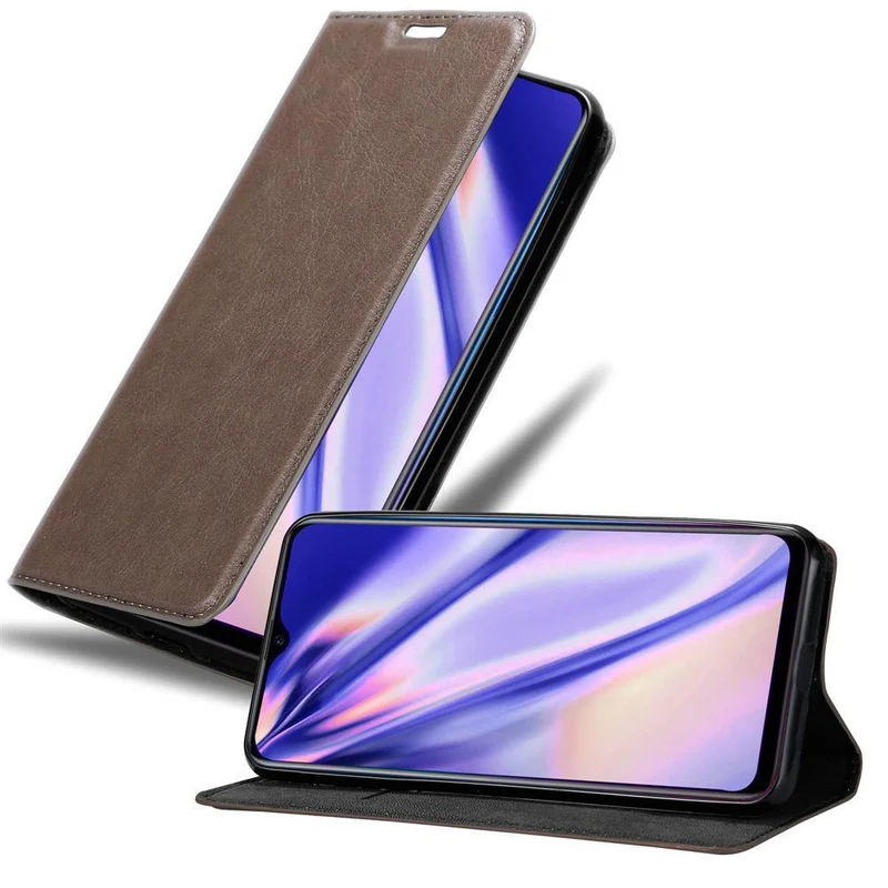 Cadorabo Hülle kompatibel mit Oppo R17 NEO Schutzhülle mit Magnetverschluss, Standfunktion und Kartenfach