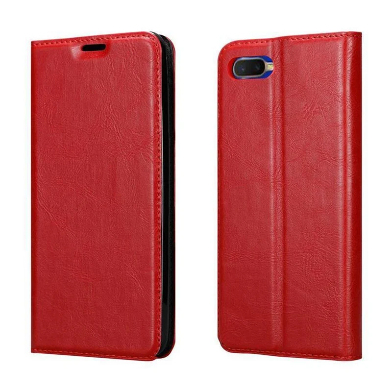 Cadorabo Hülle kompatibel mit Oppo R17 NEO Schutzhülle mit Magnetverschluss, Standfunktion und Kartenfach