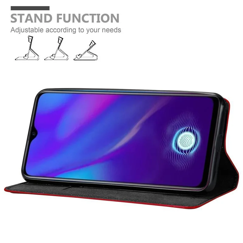 Cadorabo Hülle kompatibel mit Oppo R17 NEO Schutzhülle mit Magnetverschluss, Standfunktion und Kartenfach