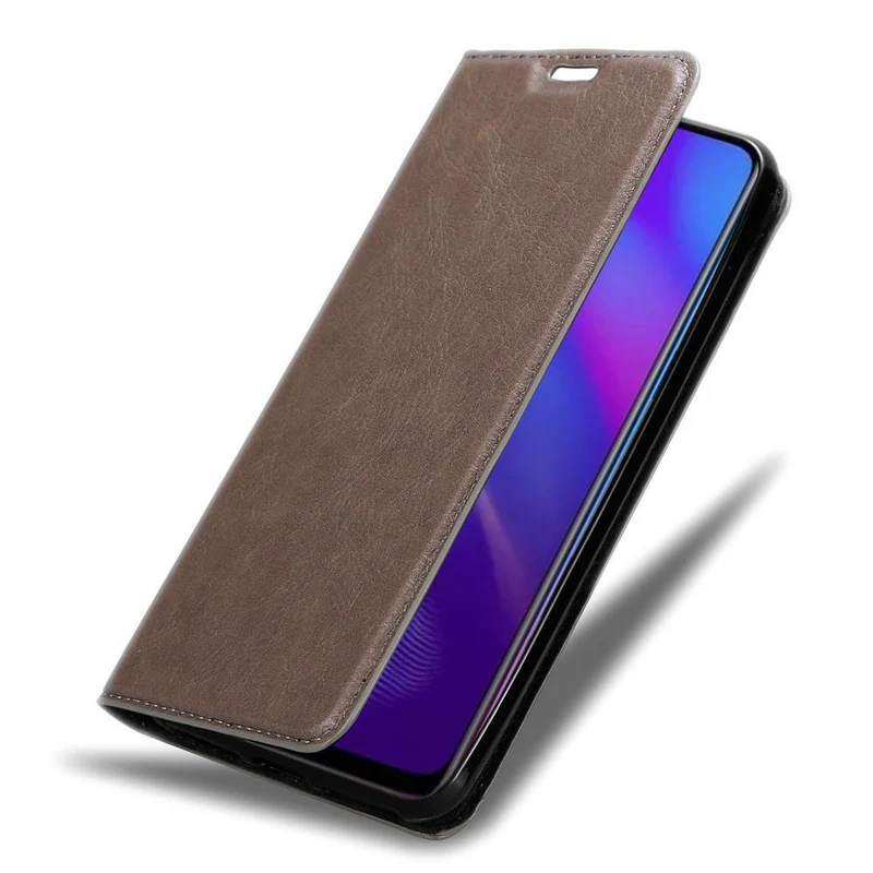 Cadorabo Hülle kompatibel mit Oppo R17 NEO Schutzhülle mit Magnetverschluss, Standfunktion und Kartenfach