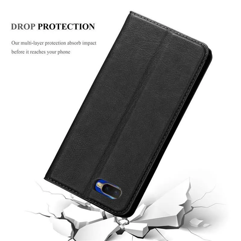 Cadorabo Hülle kompatibel mit Oppo R17 NEO Schutzhülle mit Magnetverschluss, Standfunktion und Kartenfach