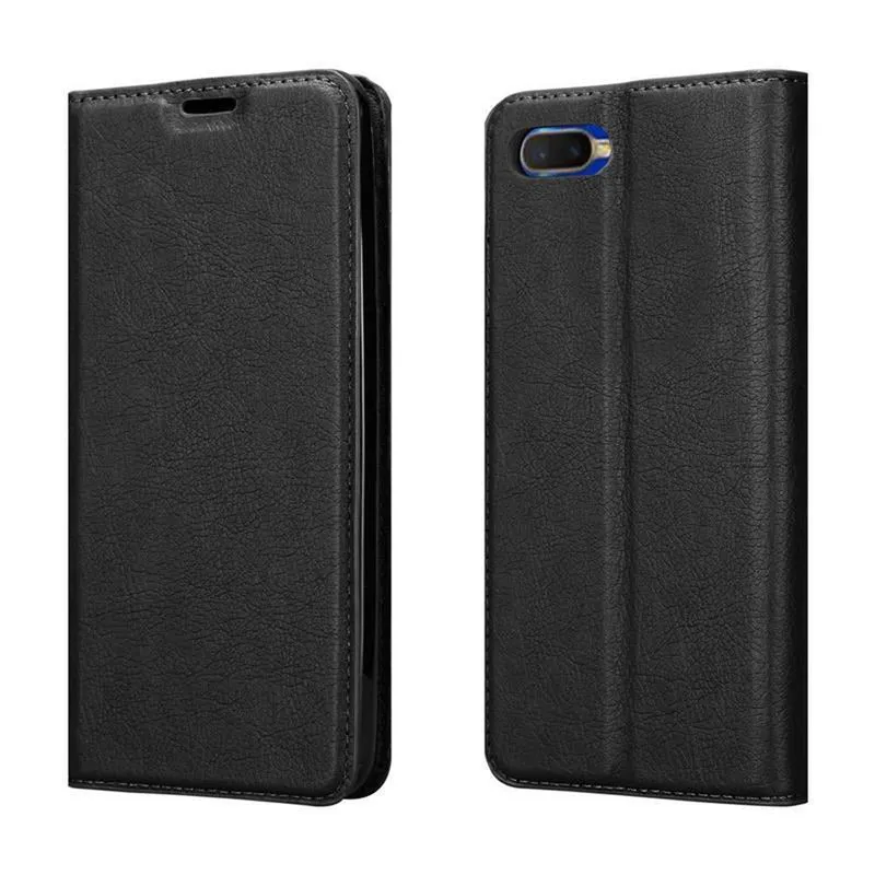 Cadorabo Hülle kompatibel mit Oppo R17 NEO Schutzhülle mit Magnetverschluss, Standfunktion und Kartenfach