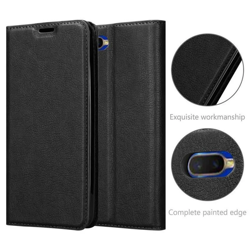 Cadorabo Hülle kompatibel mit Oppo R17 NEO Schutzhülle mit Magnetverschluss, Standfunktion und Kartenfach