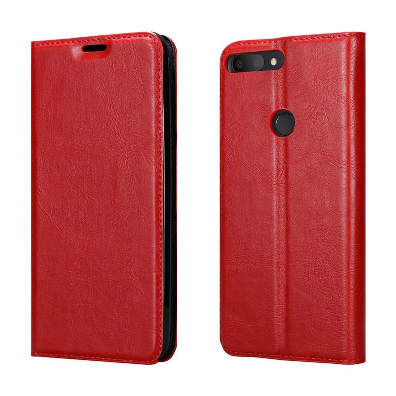 Cadorabo Hülle kompatibel mit Alcatel 1S 2019 Schutzhülle mit Magnetverschluss, Standfunktion und Kartenfach