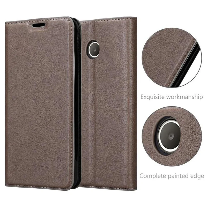 Cadorabo Hülle kompatibel mit Huawei Y3 / Y3C / Y330 / Y331 / Y360 Schutzhülle mit Magnetverschluss, Standfunktion und Kartenfach