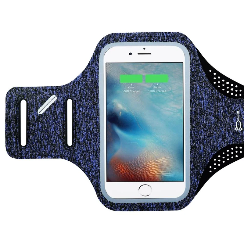 Cadorabo Sport Armtasche für Handys von 4.7 - 6.0 Zoll Sport Armband für Smartphones Handytasche mit Klettverschluss