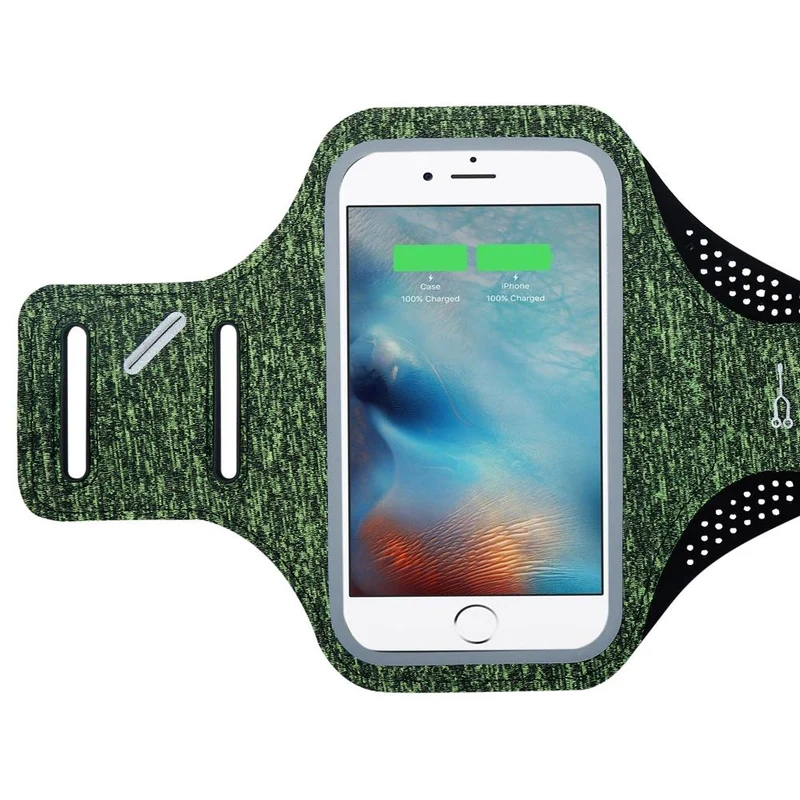 Cadorabo Sport Armtasche für Handys von 4.7 - 6.0 Zoll Sport Armband für Smartphones Handytasche mit Klettverschluss