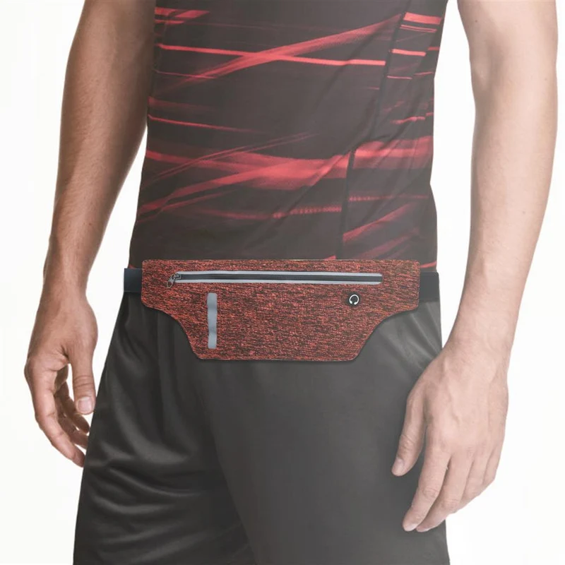 Cadorabo Sport Bauchtasche für Handys von 4.7 - 6.0 Zoll Längenverstellbare Touch Smartphone Hüfttasche Gürteltasche Handytasche