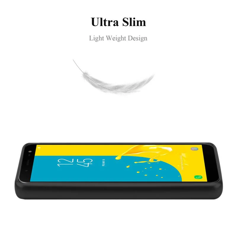 Cadorabo Hülle kompatibel mit Samsung Galaxy J6 2018 Schutzhülle aus flexiblem TPU Silikon