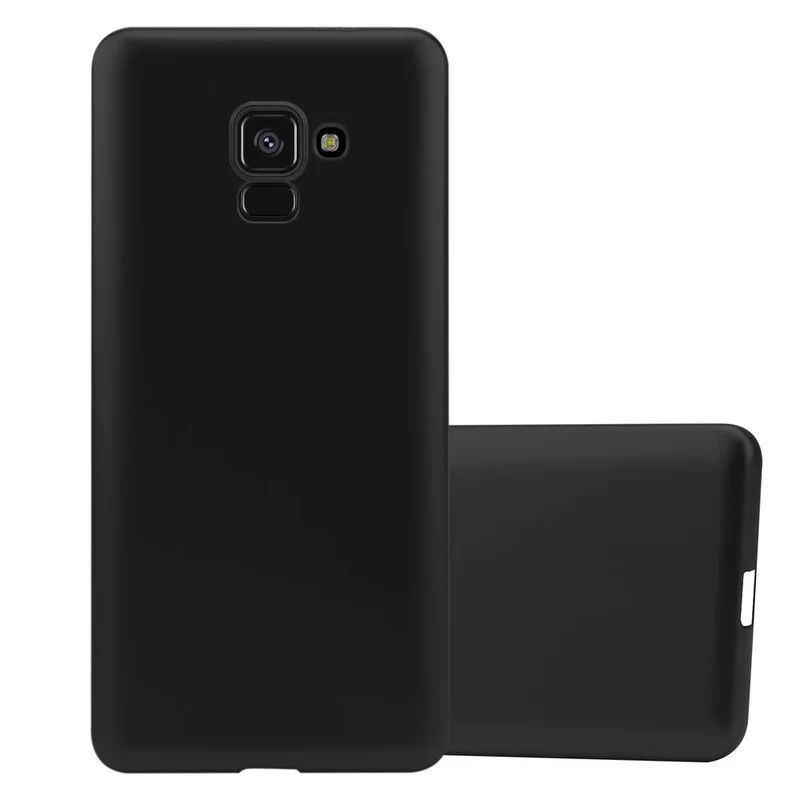 Cadorabo Hülle kompatibel mit Samsung Galaxy A8 2018 Schutzhülle aus flexiblem TPU Silikon