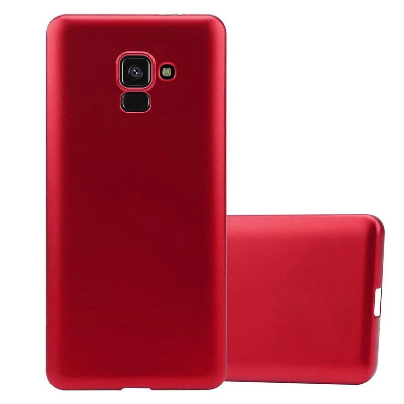 Cadorabo Hülle kompatibel mit Samsung Galaxy A8 2018 Schutzhülle aus flexiblem TPU Silikon