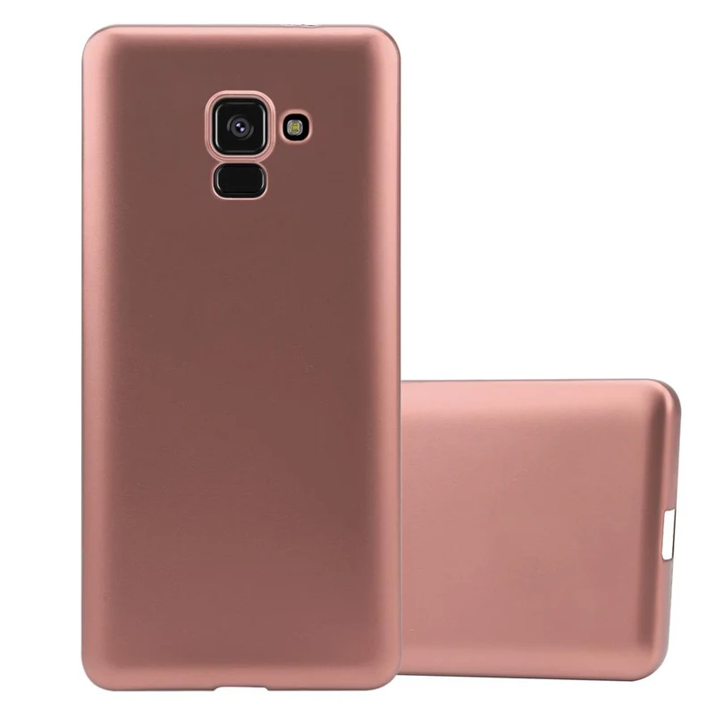 Cadorabo Hülle kompatibel mit Samsung Galaxy A8 2018 Schutzhülle aus flexiblem TPU Silikon