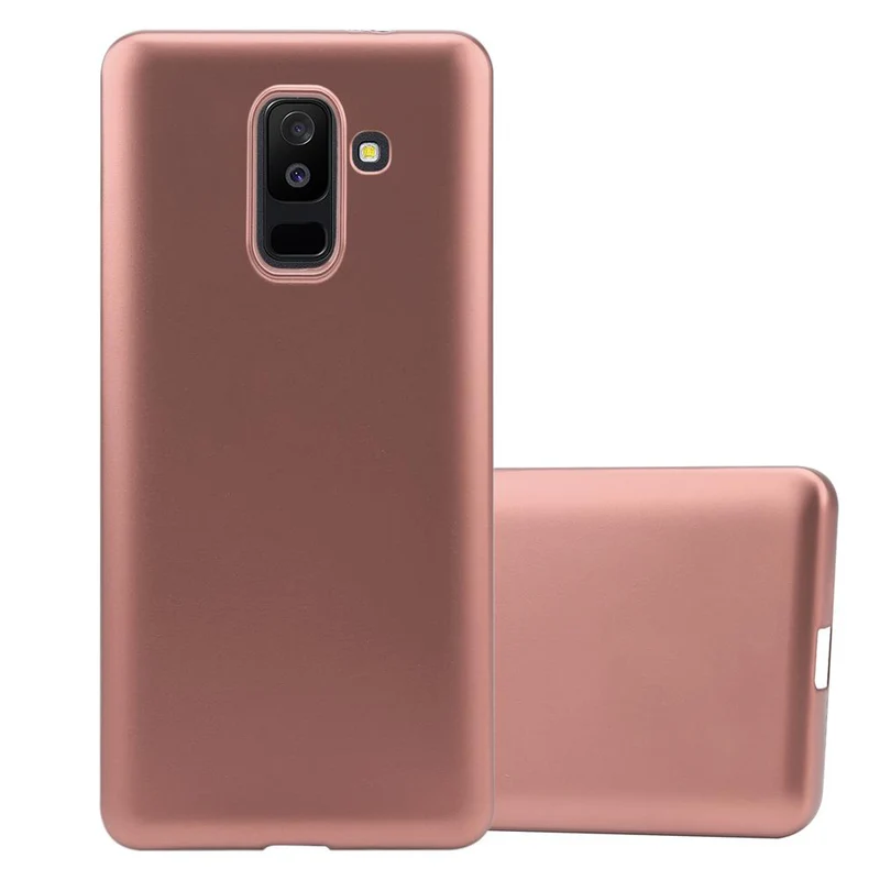 Cadorabo Hülle kompatibel mit Samsung Galaxy A6 PLUS 2018 Schutzhülle aus flexiblem TPU Silikon