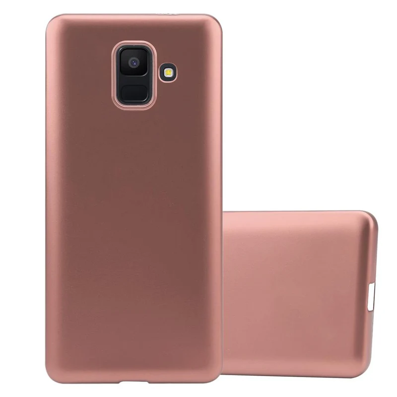 Cadorabo Hülle kompatibel mit Samsung Galaxy A6 2018 Schutzhülle aus flexiblem TPU Silikon