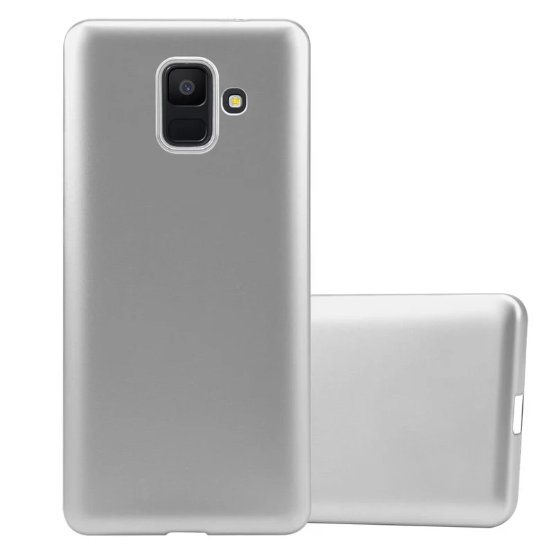 Cadorabo Hülle kompatibel mit Samsung Galaxy A6 2018 Schutzhülle aus flexiblem TPU Silikon