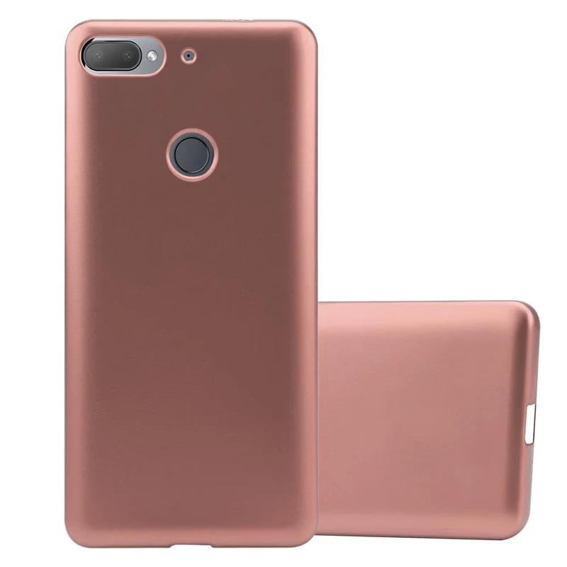 Cadorabo Hülle kompatibel mit HTC Desire 12 PLUS Schutzhülle aus flexiblem TPU Silikon