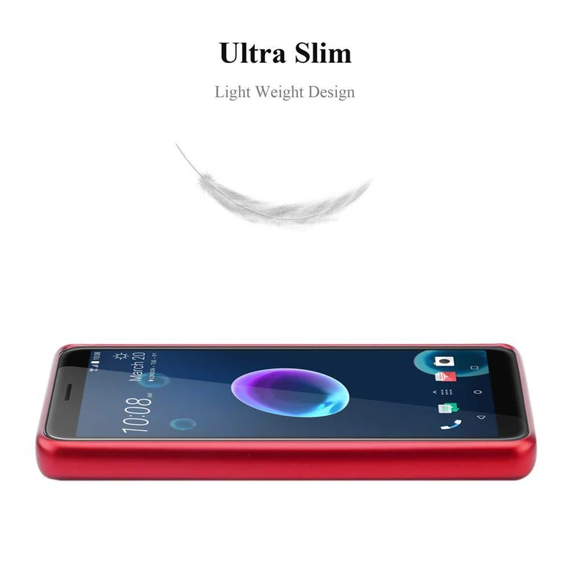 Cadorabo Hülle kompatibel mit HTC Desire 12 Schutzhülle aus flexiblem TPU Silikon