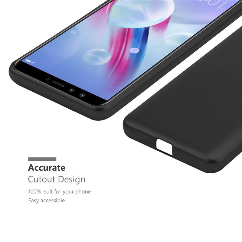 Cadorabo Hülle kompatibel mit Honor 9 LITE Schutzhülle aus flexiblem TPU Silikon