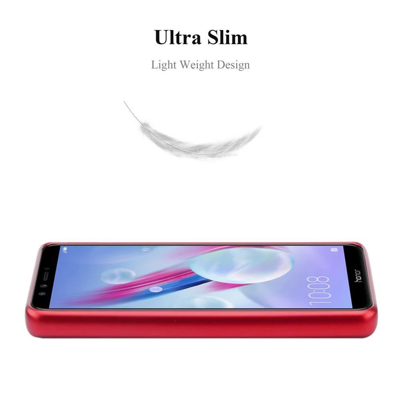 Cadorabo Hülle kompatibel mit Honor 9 LITE Schutzhülle aus flexiblem TPU Silikon