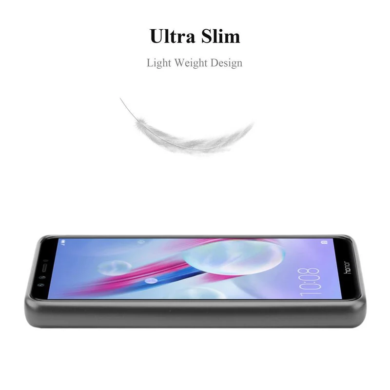 Cadorabo Hülle kompatibel mit Honor 9 LITE Schutzhülle aus flexiblem TPU Silikon