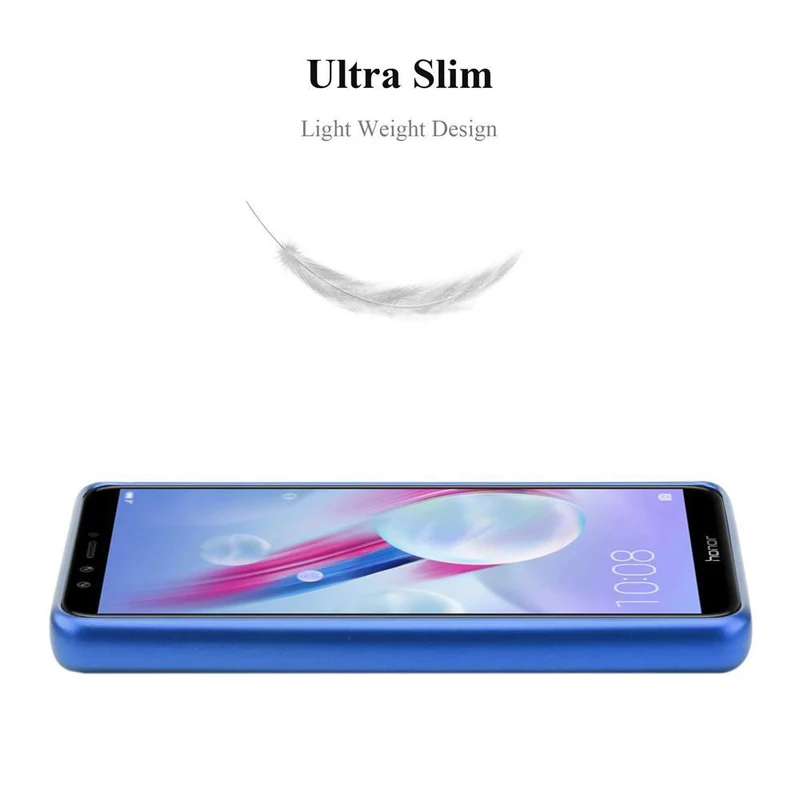 Cadorabo Hülle kompatibel mit Honor 9 LITE Schutzhülle aus flexiblem TPU Silikon