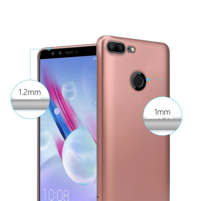 Cadorabo Hülle kompatibel mit Honor 9 LITE Schutzhülle aus flexiblem TPU Silikon