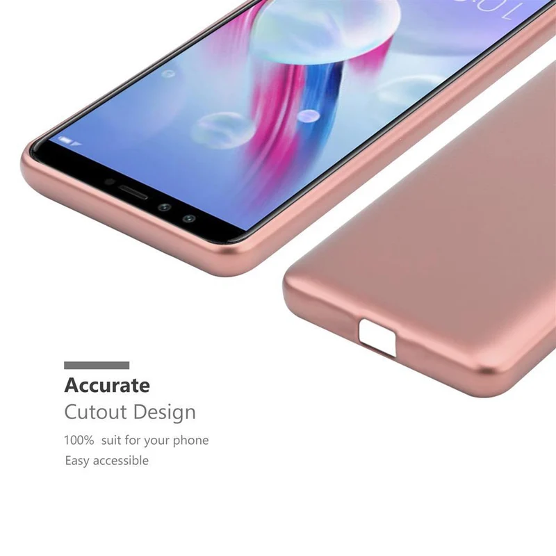 Cadorabo Hülle kompatibel mit Honor 9 LITE Schutzhülle aus flexiblem TPU Silikon
