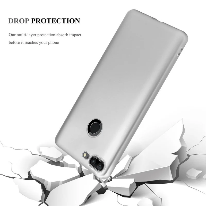 Cadorabo Hülle kompatibel mit Honor 9 LITE Schutzhülle aus flexiblem TPU Silikon
