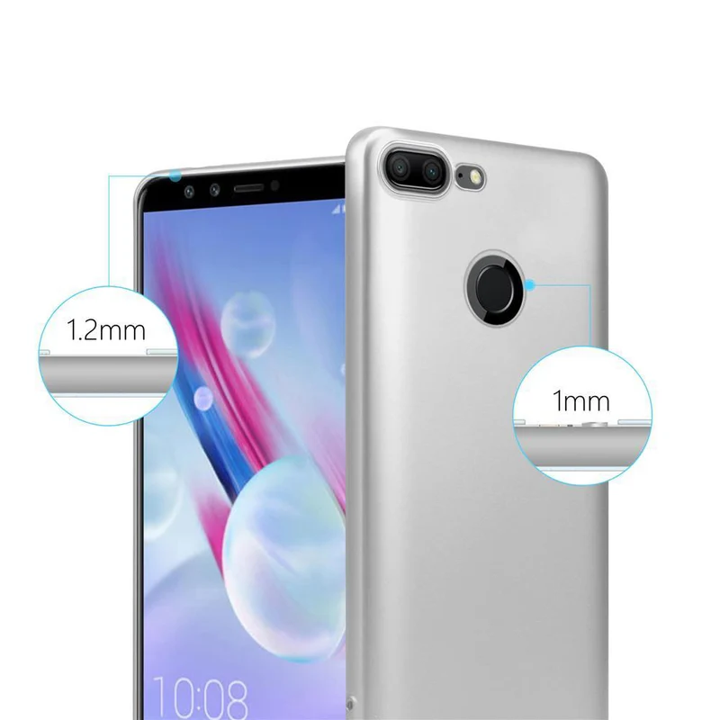 Cadorabo Hülle kompatibel mit Honor 9 LITE Schutzhülle aus flexiblem TPU Silikon