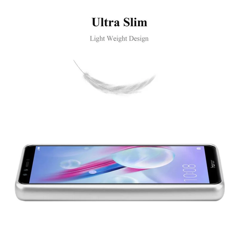 Cadorabo Hülle kompatibel mit Honor 9 LITE Schutzhülle aus flexiblem TPU Silikon