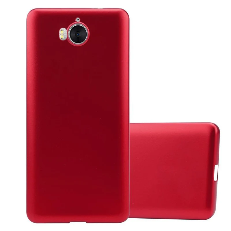Cadorabo Hülle kompatibel mit Huawei Y5 2017 / Y6 2017 Schutzhülle aus flexiblem TPU Silikon