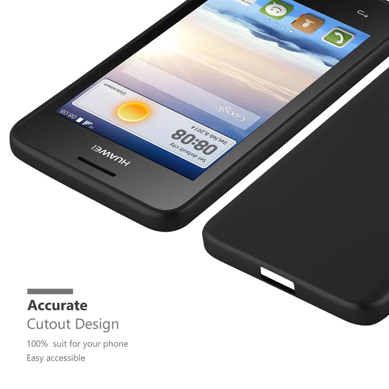 Cadorabo Hülle kompatibel mit Huawei Y3 / Y3C / Y330 / Y331 / Y360 Schutzhülle aus flexiblem TPU Silikon