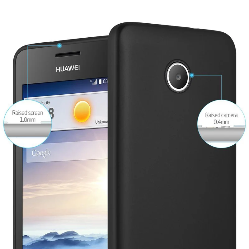 Cadorabo Hülle kompatibel mit Huawei Y3 / Y3C / Y330 / Y331 / Y360 Schutzhülle aus flexiblem TPU Silikon