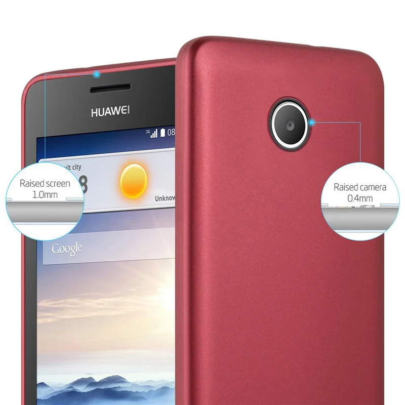 Cadorabo Hülle kompatibel mit Huawei Y3 / Y3C / Y330 / Y331 / Y360 Schutzhülle aus flexiblem TPU Silikon
