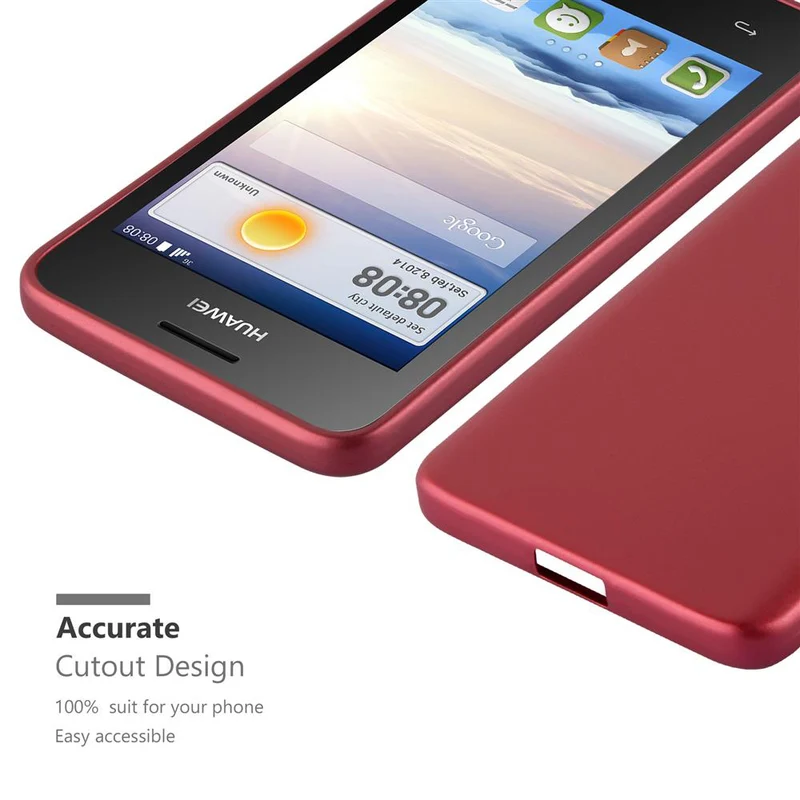 Cadorabo Hülle kompatibel mit Huawei Y3 / Y3C / Y330 / Y331 / Y360 Schutzhülle aus flexiblem TPU Silikon