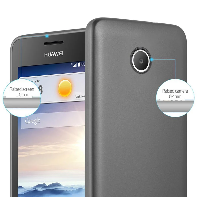 Cadorabo Hülle kompatibel mit Huawei Y3 / Y3C / Y330 / Y331 / Y360 Schutzhülle aus flexiblem TPU Silikon