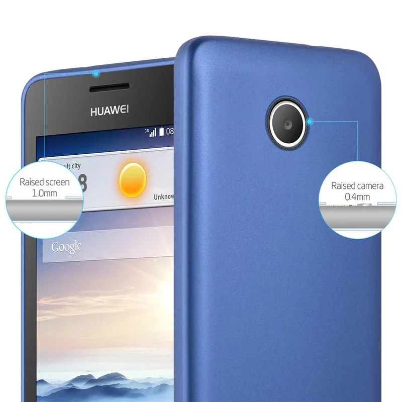 Cadorabo Hülle kompatibel mit Huawei Y3 / Y3C / Y330 / Y331 / Y360 Schutzhülle aus flexiblem TPU Silikon