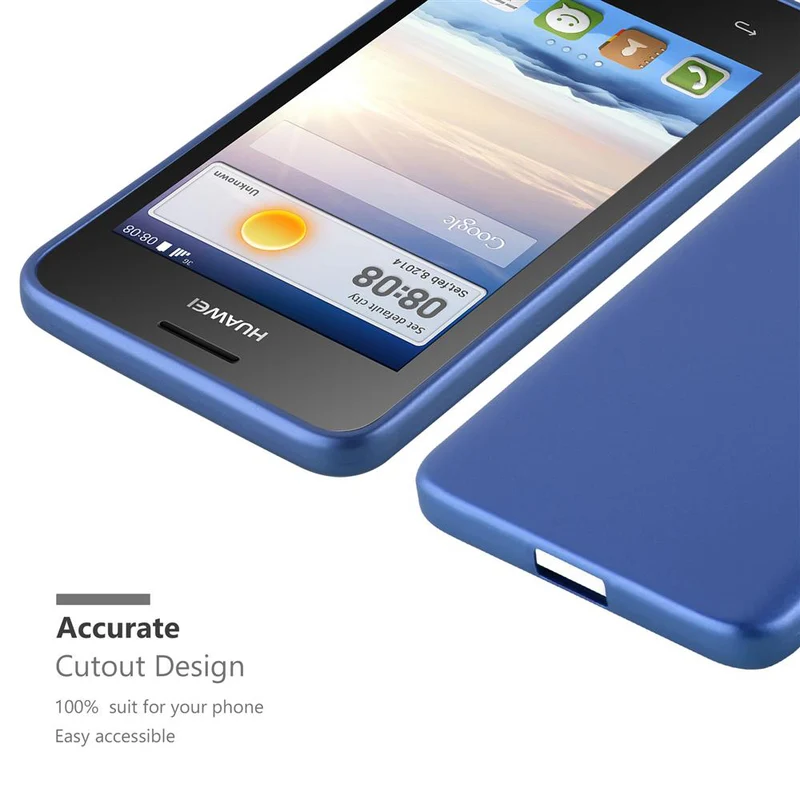 Cadorabo Hülle kompatibel mit Huawei Y3 / Y3C / Y330 / Y331 / Y360 Schutzhülle aus flexiblem TPU Silikon