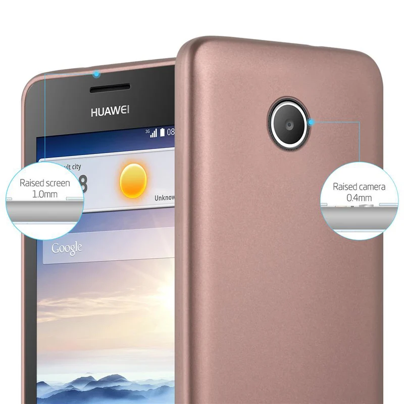 Cadorabo Hülle kompatibel mit Huawei Y3 / Y3C / Y330 / Y331 / Y360 Schutzhülle aus flexiblem TPU Silikon
