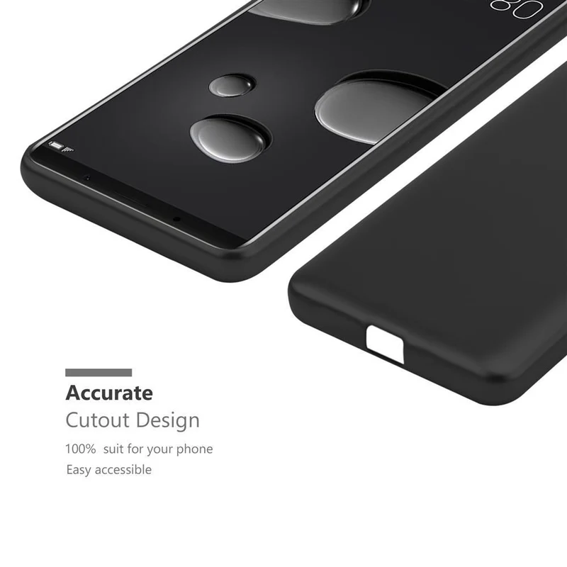 Cadorabo Hülle kompatibel mit Huawei MATE 10 PRO Schutzhülle aus flexiblem TPU Silikon